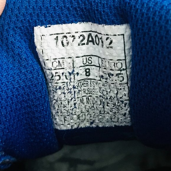 ❌SOLD❌ Asics Gel Upcourt 3 Volleyball Shoes Black Blue White - Picture 9 of 9